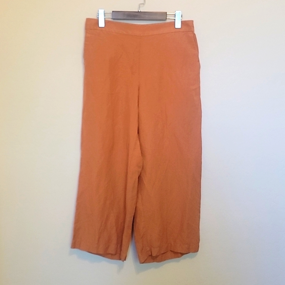 LOFT Linen crop or ankle pants sz PM